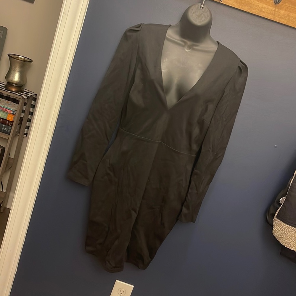 Deep V Dress